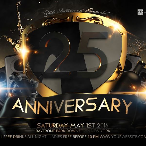 Anniversary Party Invitations Flyer Access