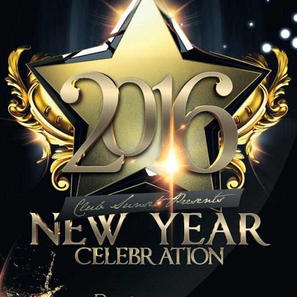 New Year's Eve Flyer Design Package