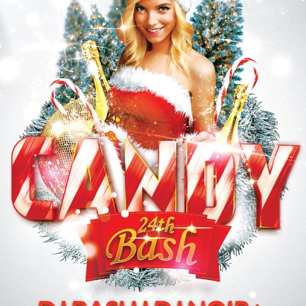 Candy Christmas Bash Flyer Template Access