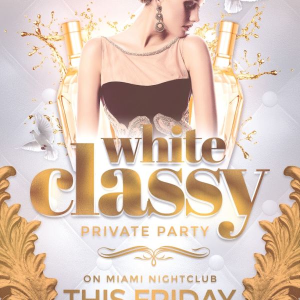Classy Party Flyer Template Access - Awesomeflyer-com