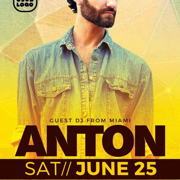 DJ Anton Club Party Flyer Template Access