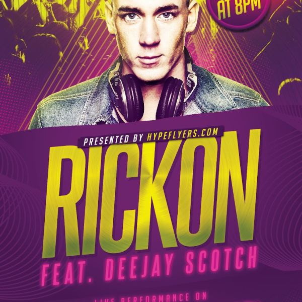 DJ Event Flyer Template Access - Awesomeflyer.com