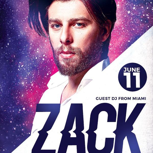 DJ Zack Party Flyer Template - Access Google Drive Folder