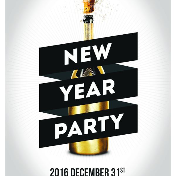 Minimal New Year Flyer & Poster Template Access