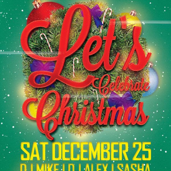 Lets Celebrate Christmas Flyer Template Access