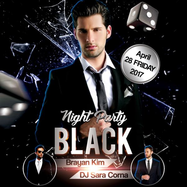 Black Party V02 – Complete Flyer PSD Template & Facebook Cover Access