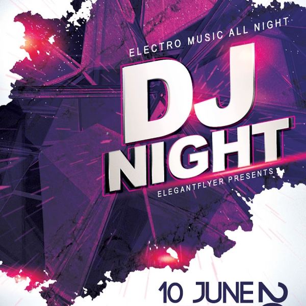 Guest DJ Party - PSD Flyer Template & Facebook Cover Access