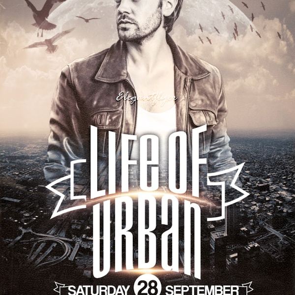 Life Of Urban – Flyer PSD Template & Facebook Cover Access