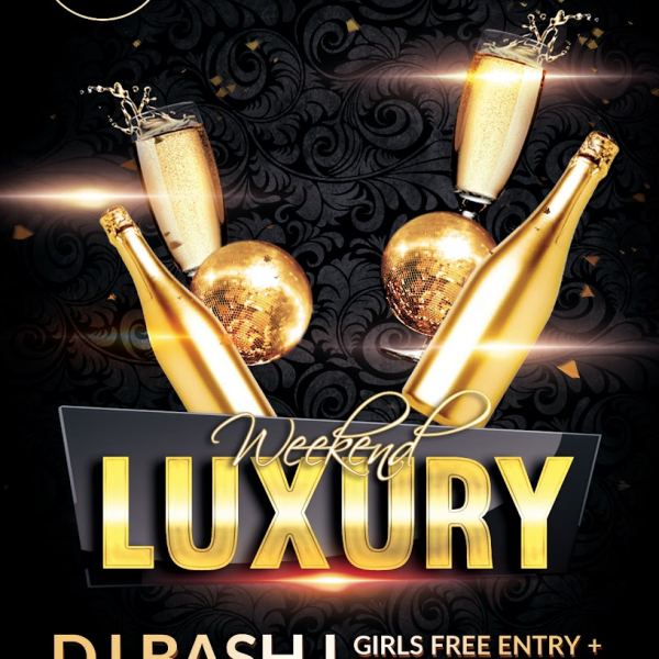 Luxury Weekend Flyer PSD Template & Facebook Cover Access