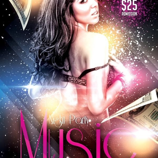 Music Night Party – Complete Flyer & Facebook Cover Bundle