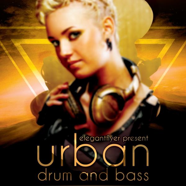 Urban Drum And Bass – Flyer PSD Template & Facebook Cover Access