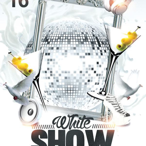 White Show – Flyer PSD Template & Facebook Cover Access