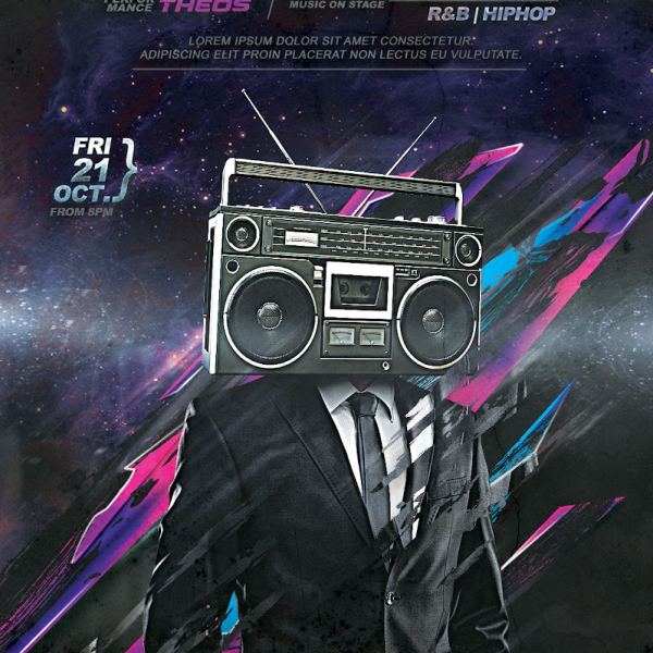 DJ Guest Flyer Template Access