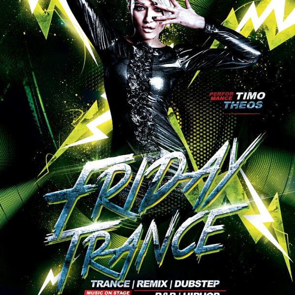 Friday Trance Flyer Template Access