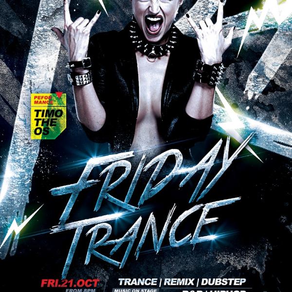 Friday Trance Flyer Template V2 Access