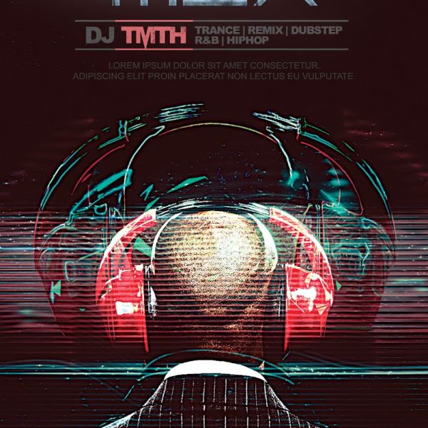 Party Mix Flyer Template Access