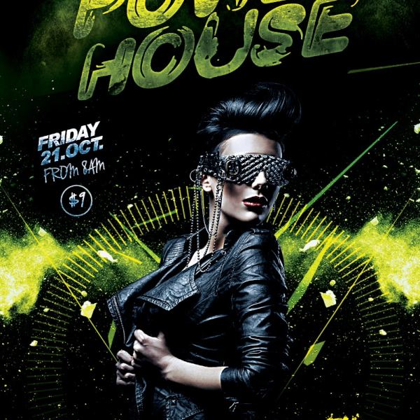 Power House Flyer Template Access