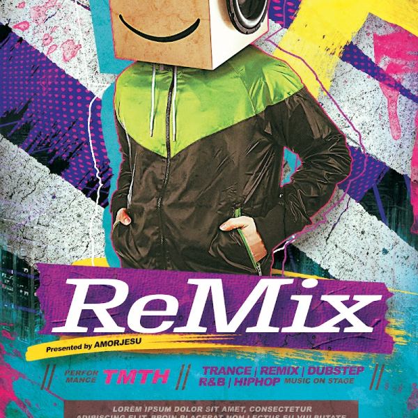 Remix Flyer Template V2 - Access Your Creative Toolkit