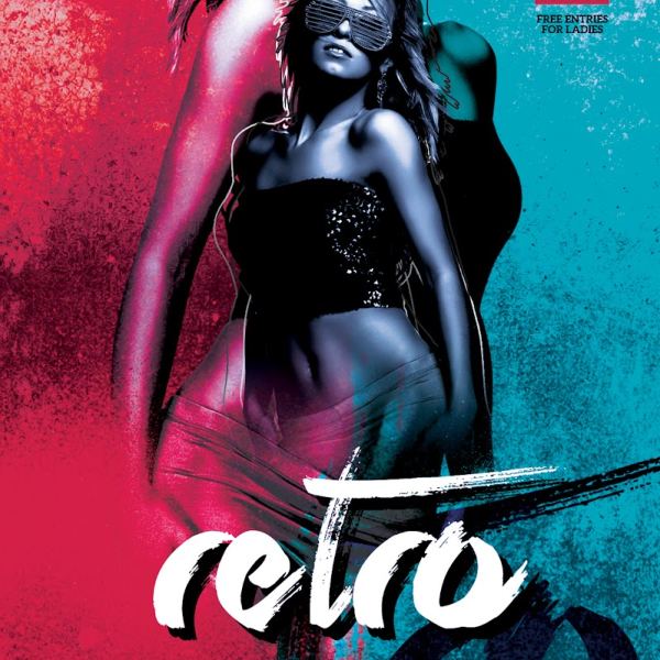 Retro Flyer Template Access - Creative Design Assets