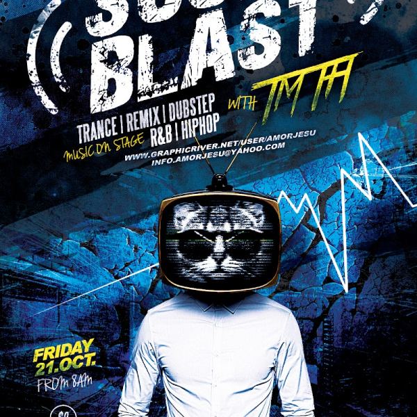 Sound Blast Flyer Template Access
