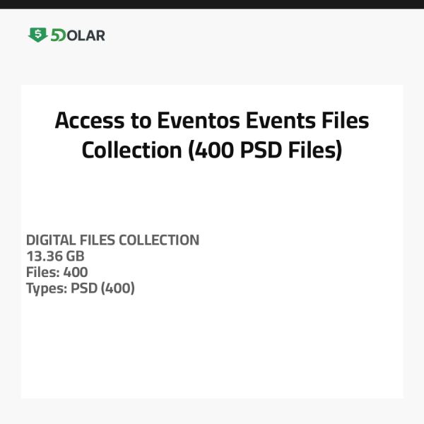 Access to Eventos - Events - Files Collection (400 PSD Files)