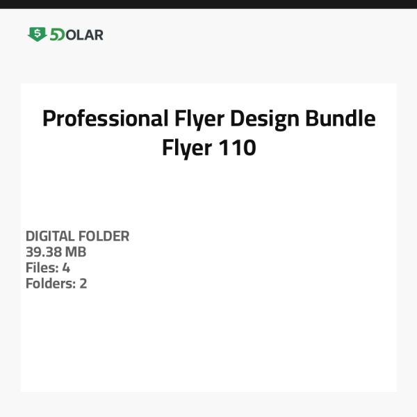 Professional Flyer Design Bundle - Flyer-110