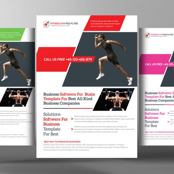 Fitness Flyer Template Bundle - Access to Google Drive Folder