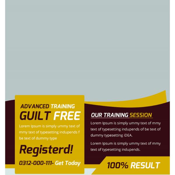 Fitness Flyer Template Bundle - Access via Google Drive