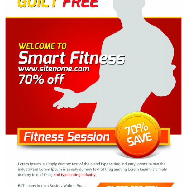 Fitness Flyer Template Bundle - Flyer-117