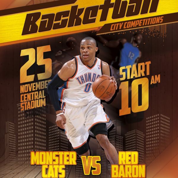 Basketball Flyer 21 - Digital Marketing Assets
