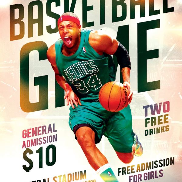 Basketball Flyer 7 - Creative Design Assets