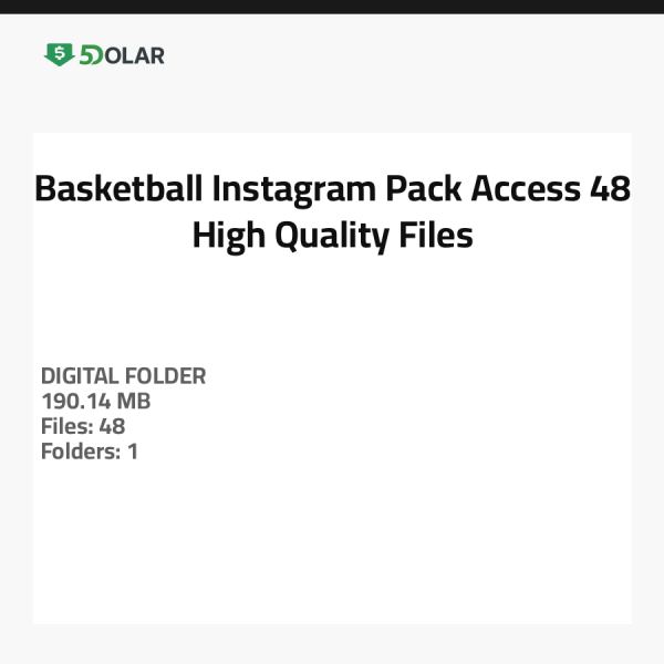 Basketball Instagram Pack - Access 48 High-Quality Files