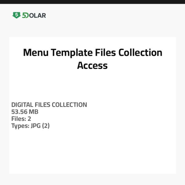 Menu Template - Files Collection Access