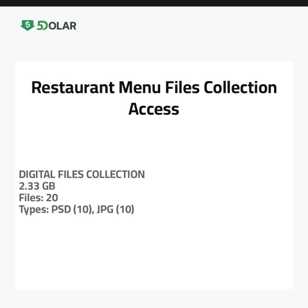Restaurant Menu - Files Collection Access