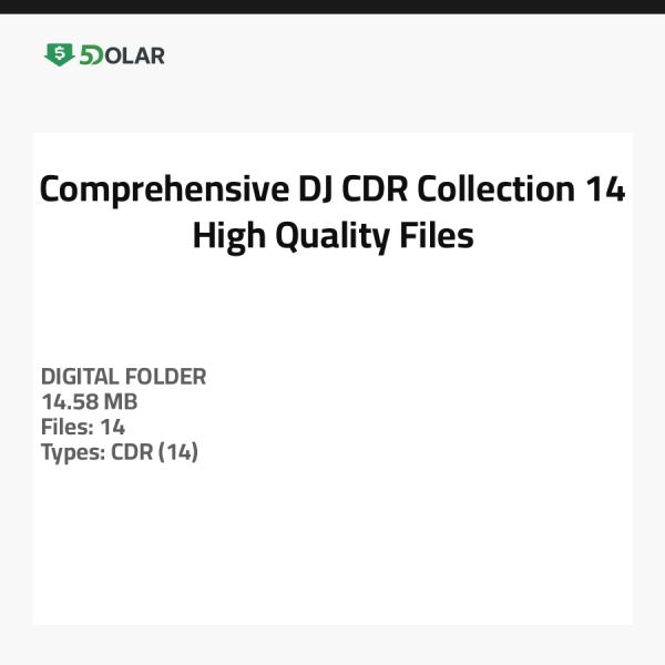 Comprehensive DJ CDR Collection - 14 High-Quality Files