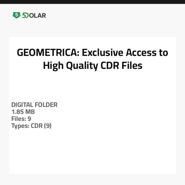 GEOMETRICA: Exclusive Access to High-Quality CDR Files