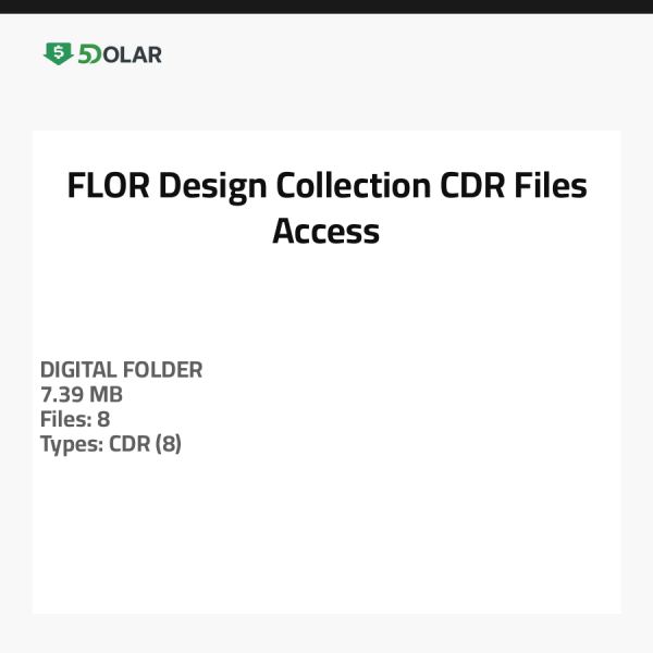 FLOR Design Collection - CDR Files Access