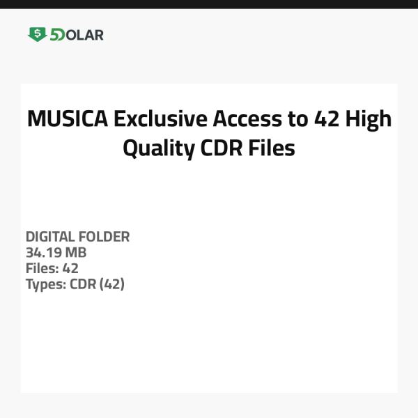 MUSICA - Exclusive Access to 42 High-Quality CDR Files