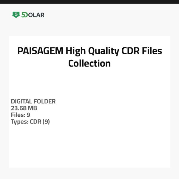 PAISAGEM - High-Quality CDR Files Collection