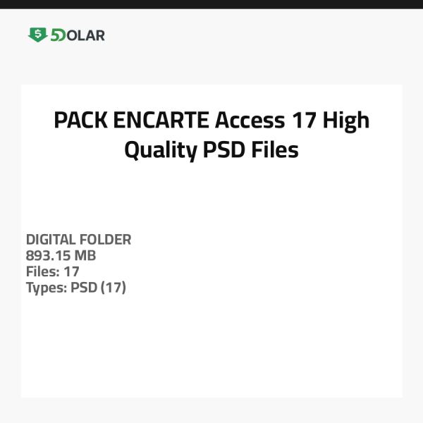 PACK ENCARTE - Access 17 High-Quality PSD Files