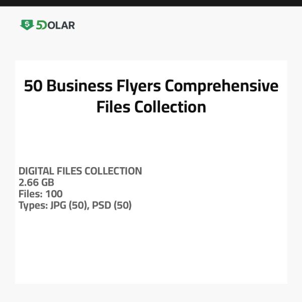 50 Business Flyers - Comprehensive Files Collection