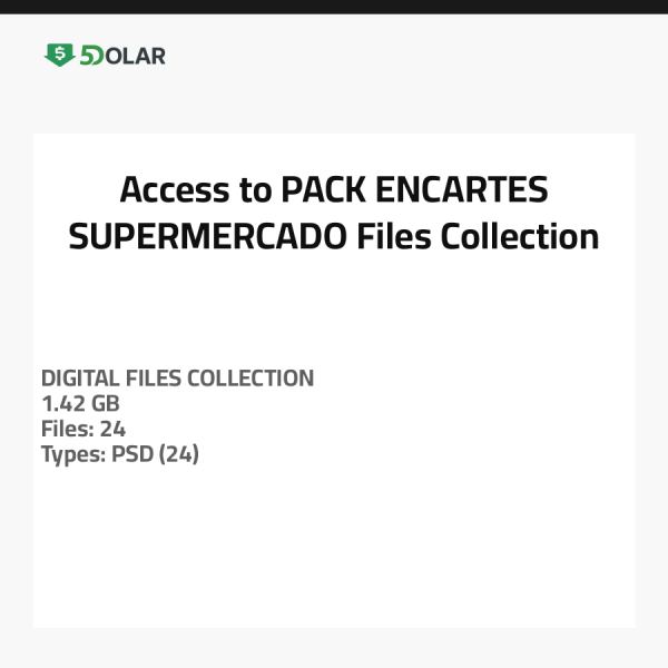 Access to PACK ENCARTES SUPERMERCADO - Files Collection