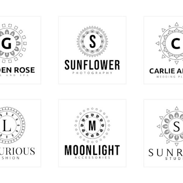 30 Mandala Logos Collection - Access to Creative Files