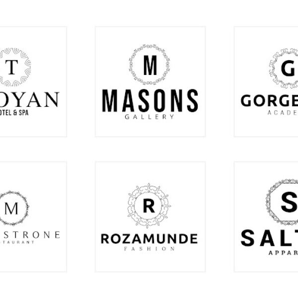 30 Minimal Logos - Access to Professional Design Files