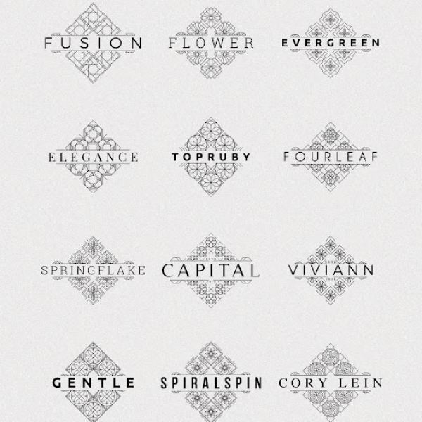 40 Mosaic Logo Templates - Complete Design Kit