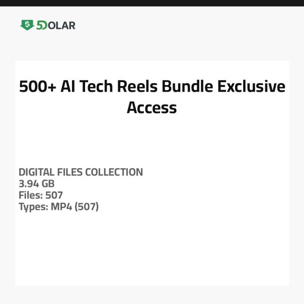 500+ AI Tech Reels Bundle - Exklusiver Zugang