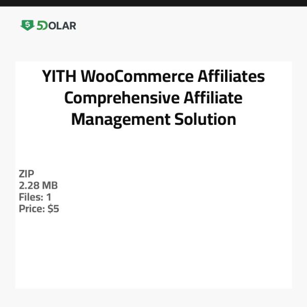 YITH WooCommerce Affiliates - حل شامل لإدارة الشركاء