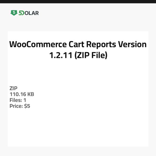 تقارير سلة WooCommerce - الإصدار 1.2.11 (ملف ZIP)