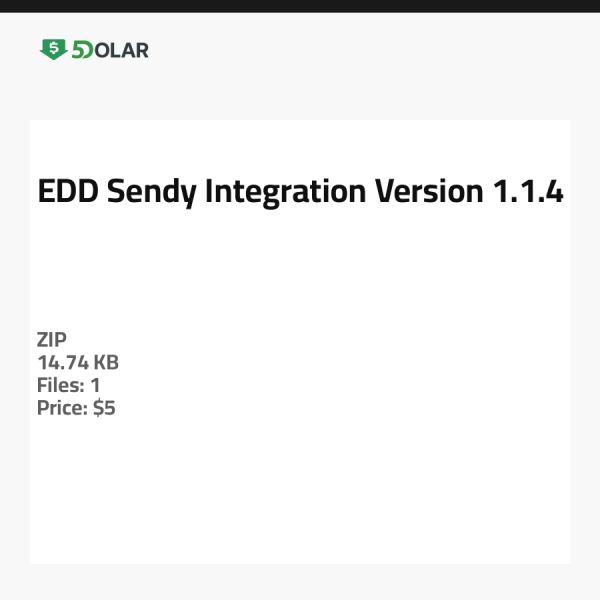 EDD Sendy Integration - Version 1.1.4