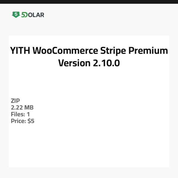 YITH WooCommerce Stripe Premium - الإصدار 2.10.0